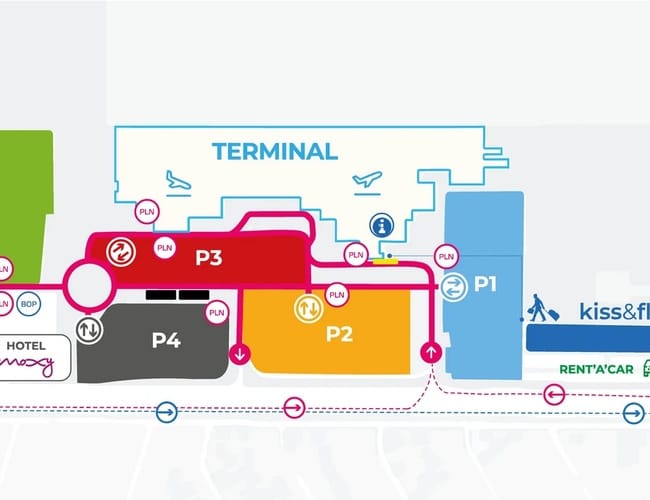 Oficjalny Parking P2 - lotnisko Poznań-Ławica (POZ) - zdjęcie 3